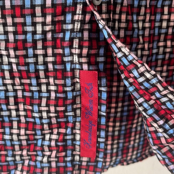 Robert Graham Men’s Small Shirt Button Down Collar Flip Cuffs Prints 100% Cotton - Picture 7 of 9